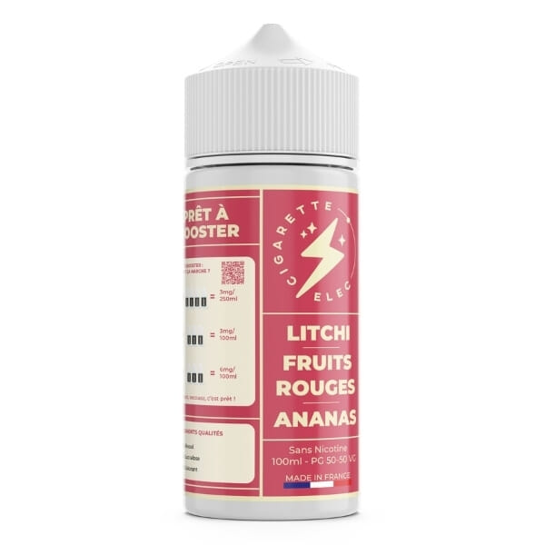 Litchi Fruits Rouges Ananas 100 ml - CigaretteElec
