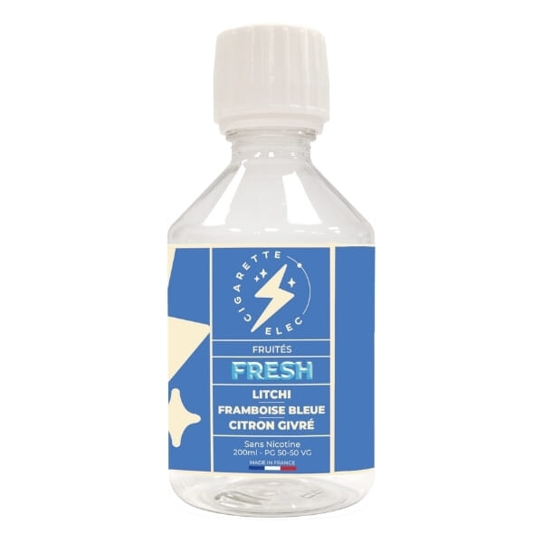 Litchi Framboise Bleue Citron Givr&eacute; 200 ml - CigaretteElec