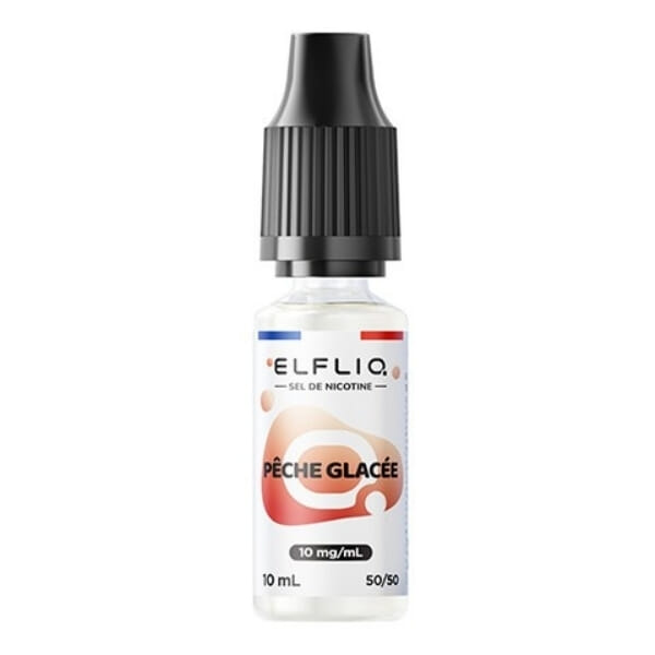 P&ecirc;che Glac&eacute;e Sels de Nicotine - Elfliq