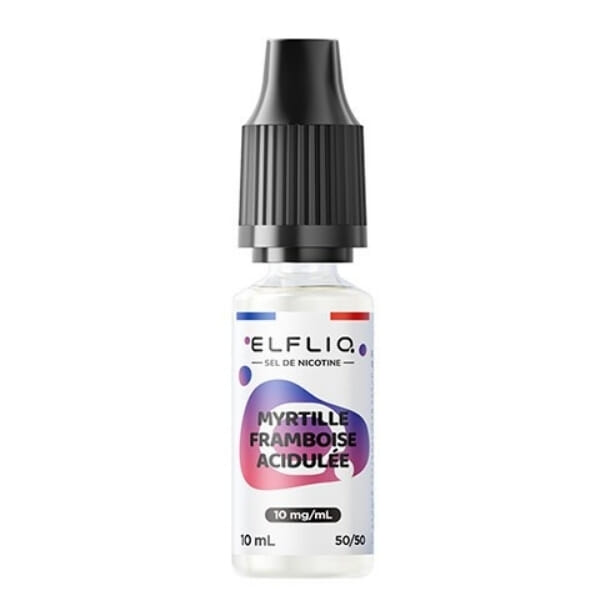 Myrtille Framboise Acidul&eacute;e Sels de nicotine - Elfliq