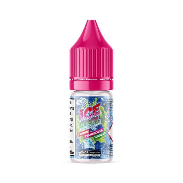 Fraise Framboise Basilic - Ice Cool by Liquidarom