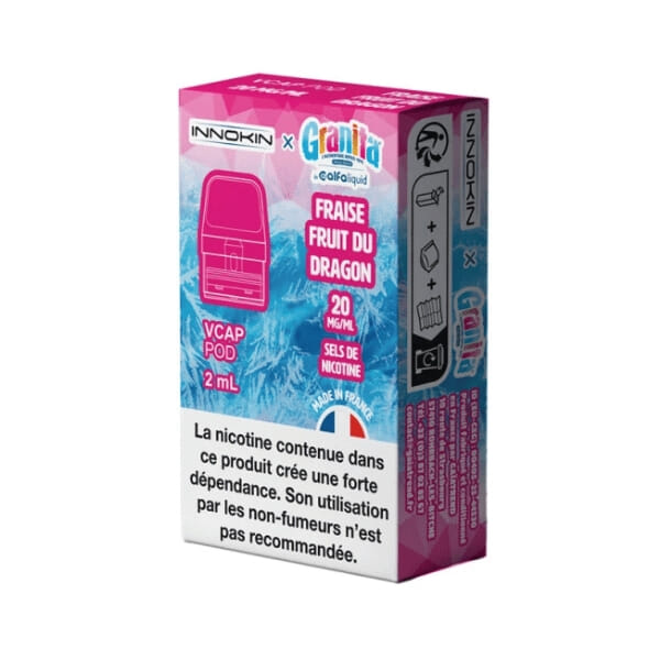 Fraise Fruit du Dragon VCap Granita - Alfapods