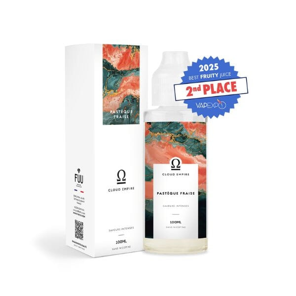 E liquide Past&egrave;que Fraise 100ml - Cloud Empire - The Fuu