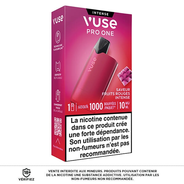 Box Vuse Pro One Fruits Rouges Intense