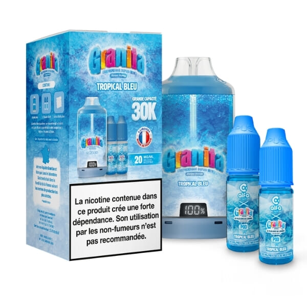 Puff Granita 30K - Tropical Blue - Alfaliquid image 2