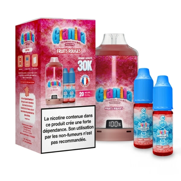 Puff Granita 30K - Fruits Rouges - Alfaliquid image 2