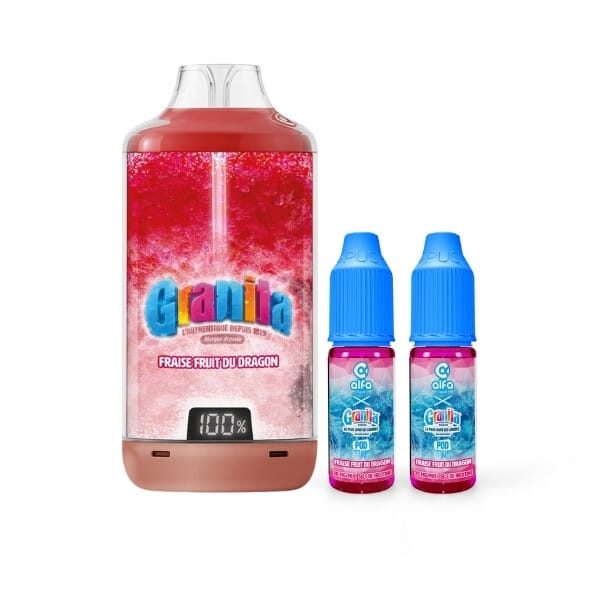Puff Granita 30K - Fraise Fruit Du Dragon - Alfaliquid