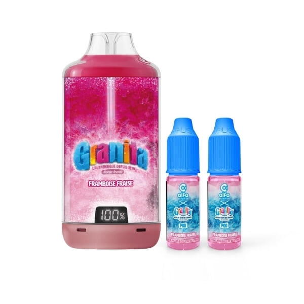 Puff Granita 30K - Framboise Fraise - Alfaliquid
