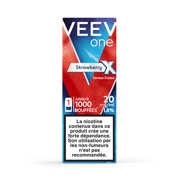 Recharge VEEV One Extra Fraise Recharge VEEV One Extra Fraise