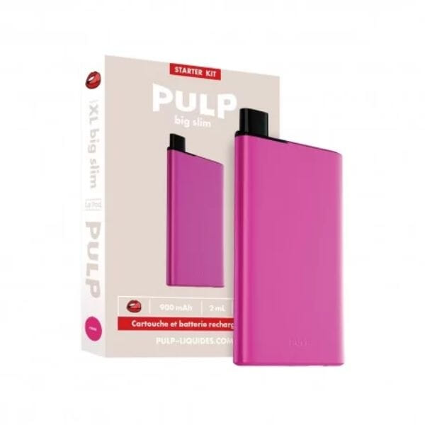 Starter Kit Rechargeable Big Slim Pulp | Pod 900 mAh 2 ml Starter Kit Rechargeable Big Slim Pulp | Pod 900 mAh 2 ml