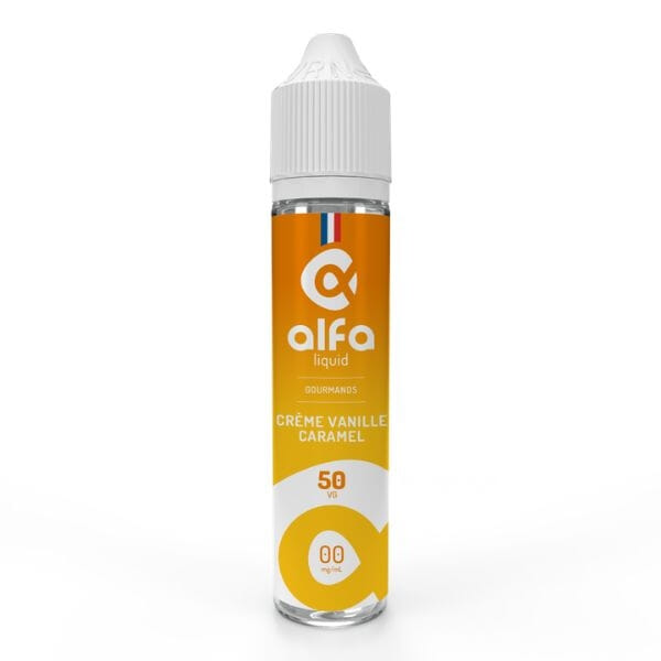 Alfaliquid Cr&egrave;me Vanille Caramel 50 ml - Shake and vape
