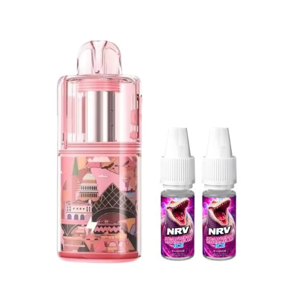 Puff Kloud Geekvape + Strawberry Watermelon Ice NRV