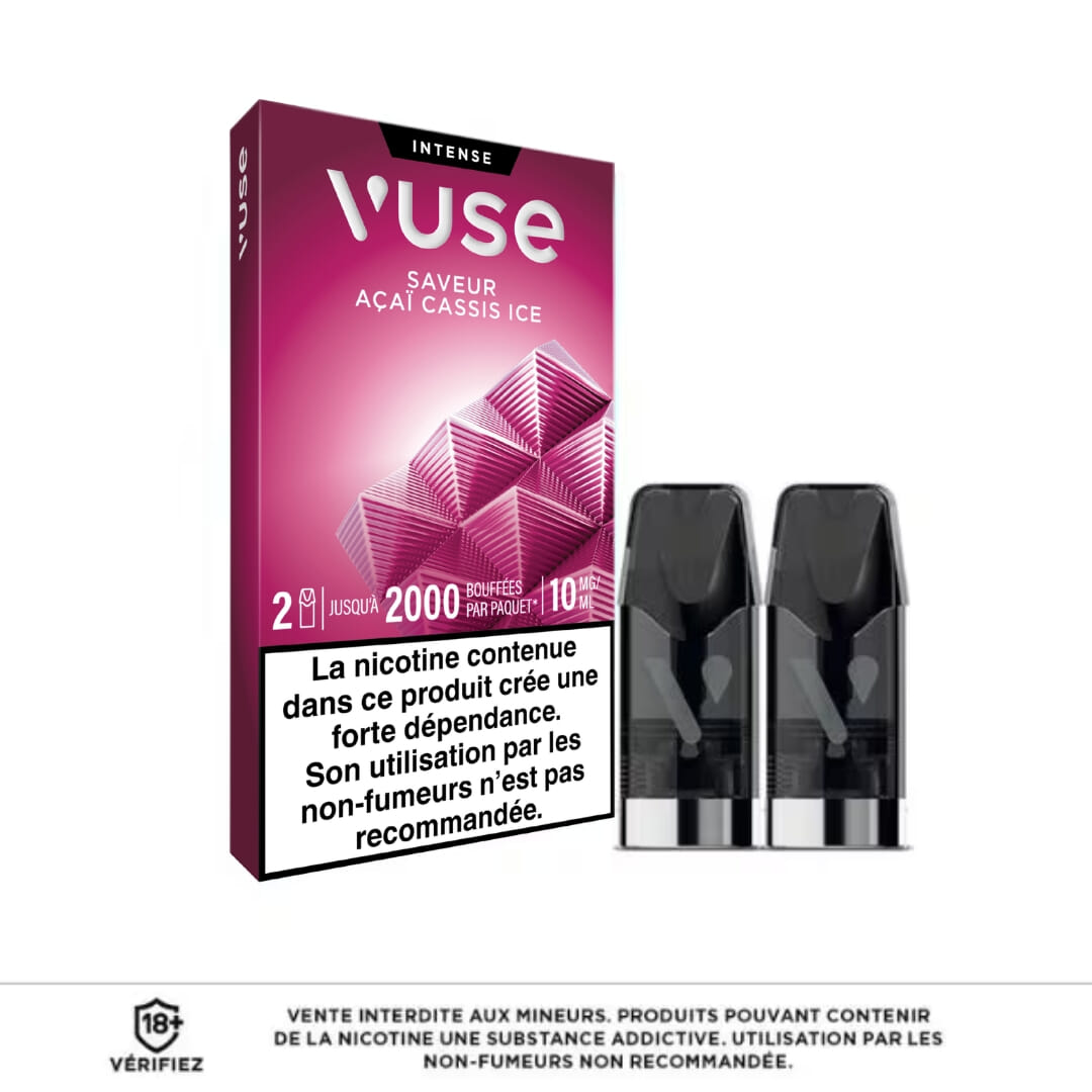 Recharges A&ccedil;a&iuml; Cassis Ice ePod