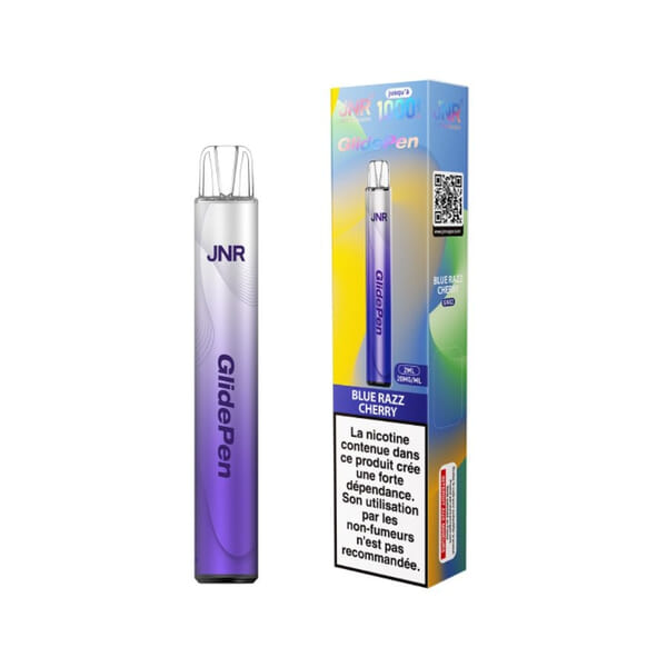 Pen Blue Razz Puff Glide Pen JNR Blue Razz Cherry 1000 Puffs