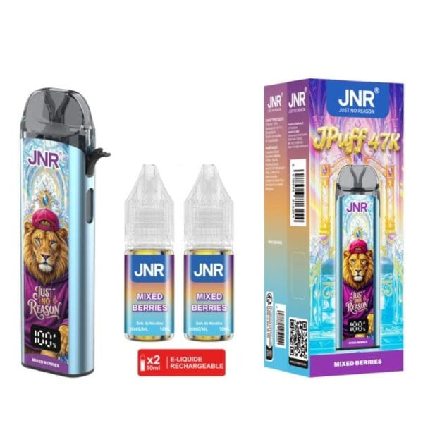 just disposable vape Puff Jpuff 47K Mixed Berries Style:MENTHOL NO SHIP: MD Vape King Discount Vape