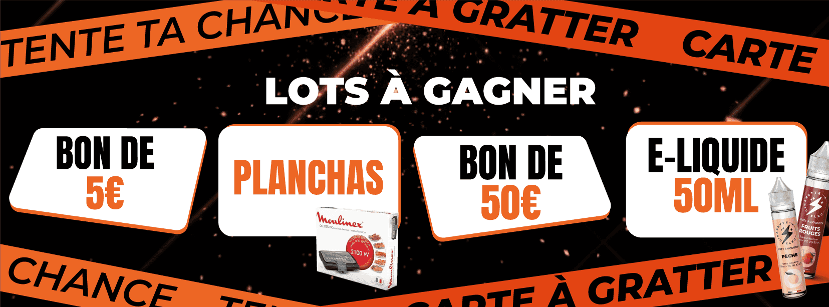 Lots à gagner Black Month 2025 - CigaretteElec