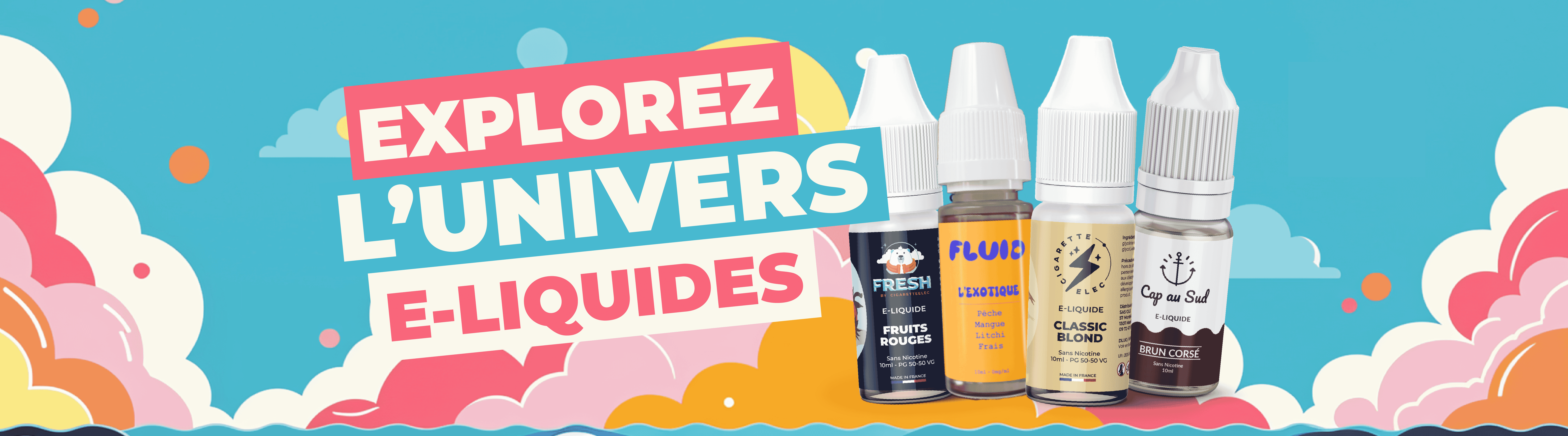 image banner promo sur les marques e-liquides française